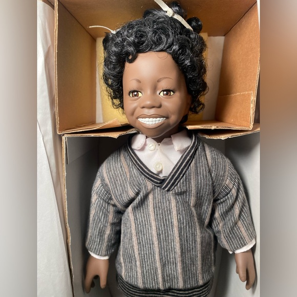 The Little Rascals Buckwheat Vintage Porcelain Doll - Picture 6 of 10
